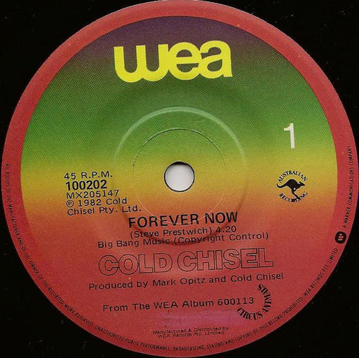 Cold Chisel – Forever Now 7" vinyl record, image 1 of 2