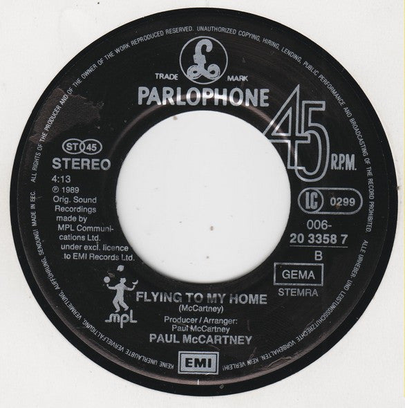 Paul McCartney – My Brave Face 7" vinyl record, image 4 of 4