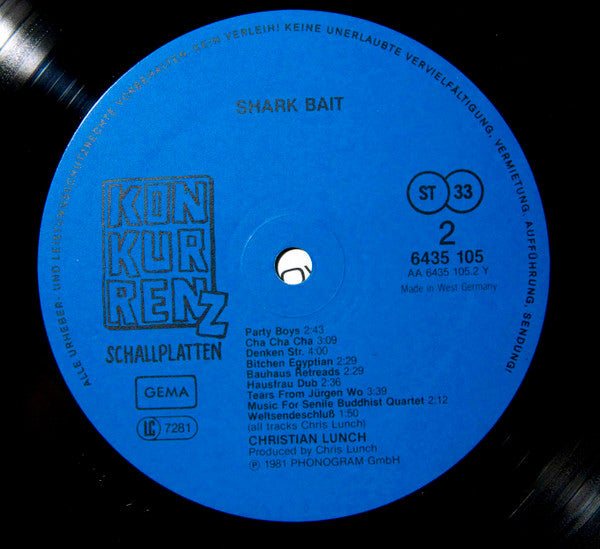 Christian Lunch – Shark Bait LP vinyl record, image 4 of 6
