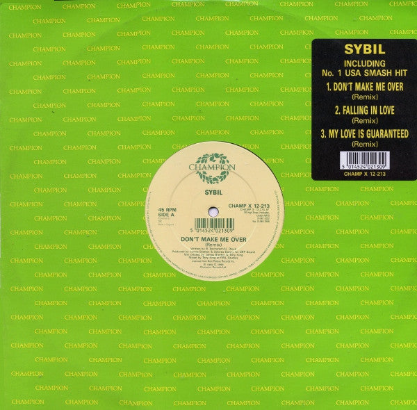Sybil – Don't Make Me Over (Remix)