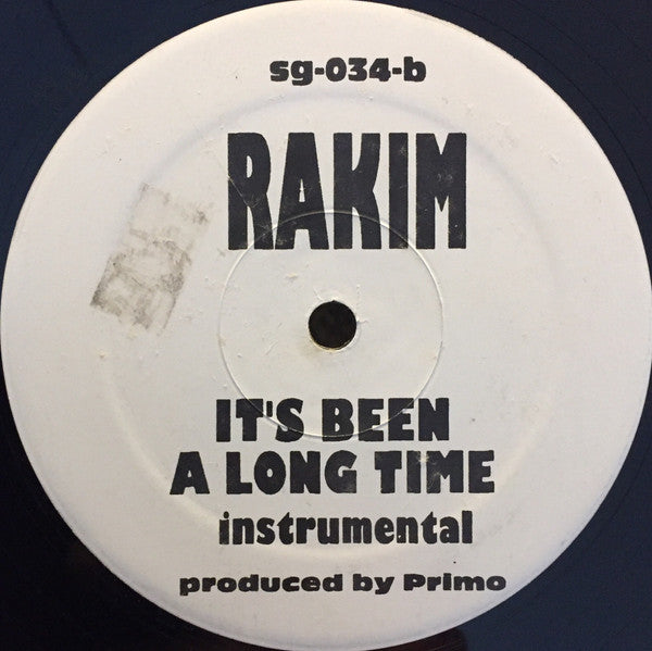 Rakim – It's Been A Long Time 12" vinyl record, image 2 of 2