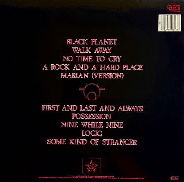 The Sisters Of Mercy – First And Last And Always LP vinyl record, image 2 of 10