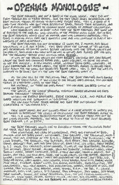 The Beat Farmers – Tales Of The New West LP vinyl record, image 7 of 10