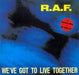 R.A.F. – We've Got To Live Together 12" vinyl record, image 1 of 2