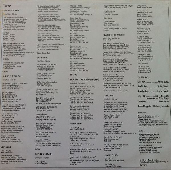 Men At Work – Business As Usual LP vinyl record, image 6 of 6