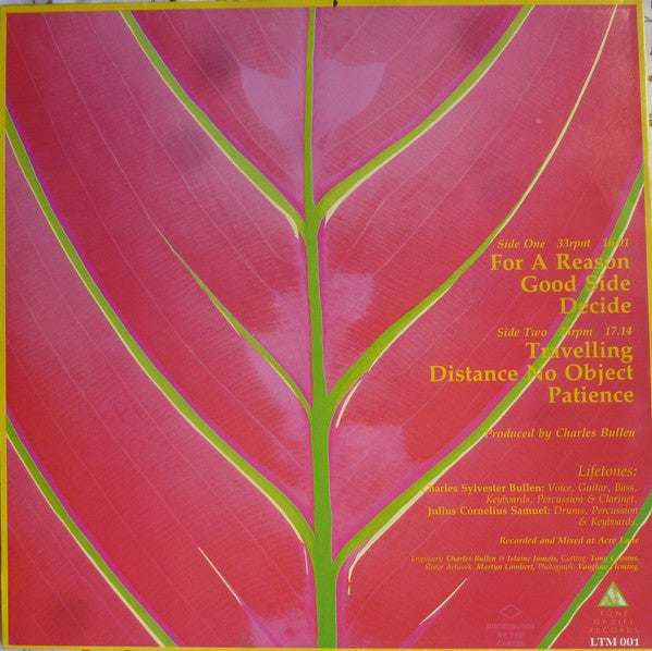 Lifetones – For A Reason LP vinyl record, image 2 of 5