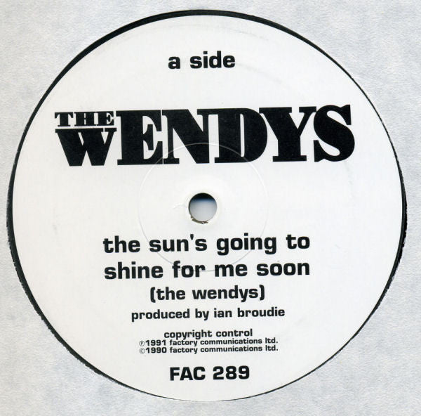 The Wendys – The Sun's Going To Shine For Me Soon 12" vinyl record, image 3 of 4