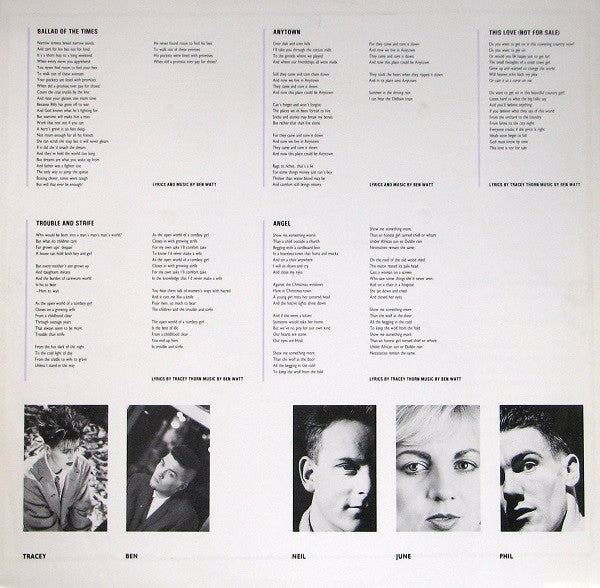 Everything But The Girl – Love Not Money LP vinyl record, image 6 of 6