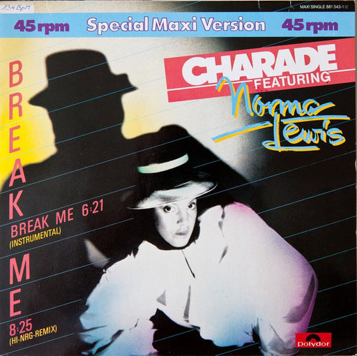Charade, Norma Lewis – Break Me 12" vinyl record, image 1 of 4