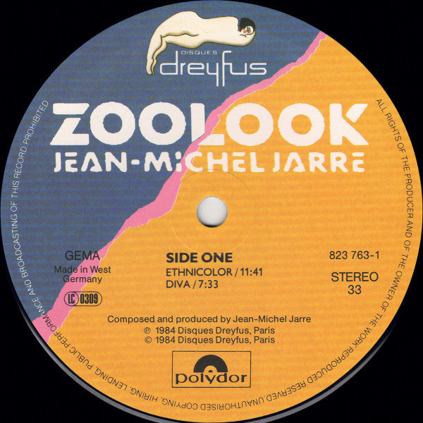 Jean-Michel Jarre – Zoolook LP vinyl record, image 3 of 8