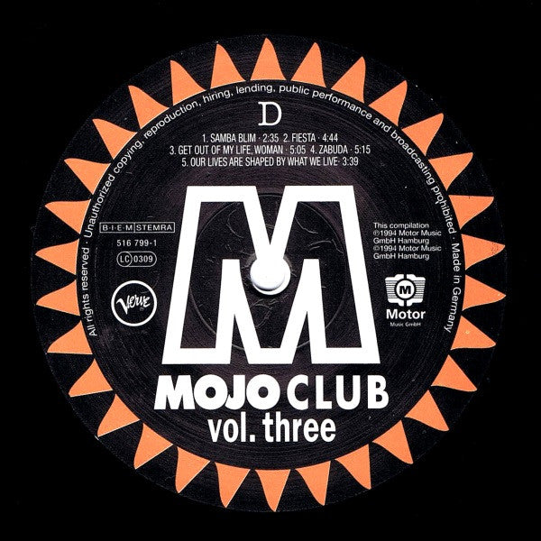 Various – Mojo Club Presents Dancefloor Jazz Vol. Three (Work To Do) (2xLP) LP vinyl record, image 8 of 8