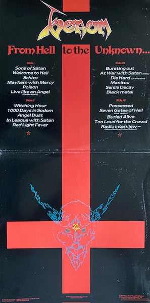 Venom – From Hell To The Unknown... (2xLP) LP vinyl record, image 9 of 9