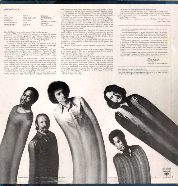 Weather Report – Weather Report LP vinyl record, image 2 of 5