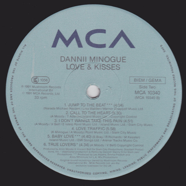 Dannii Minogue – Love And Kisses LP vinyl record, image 4 of 7