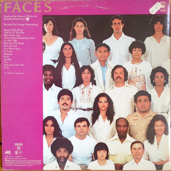 Earth, Wind & Fire – Faces (2xLP) LP vinyl record, image 4 of 10
