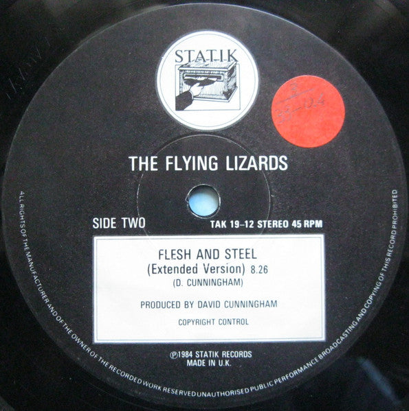 The Flying Lizards – Sex Machine 12" vinyl record, image 4 of 4