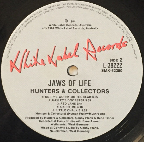 Hunters & Collectors – The Jaws Of Life LP vinyl record, image 4 of 5