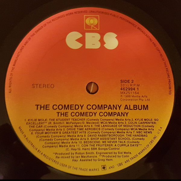 The Comedy Company – The Comedy Company Album LP vinyl record, image 5 of 5