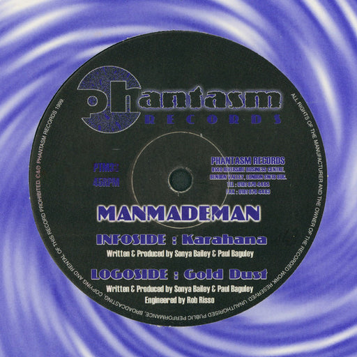 ManMadeMan – Gold Dust / Karahana 12" vinyl record, image 1 of 3