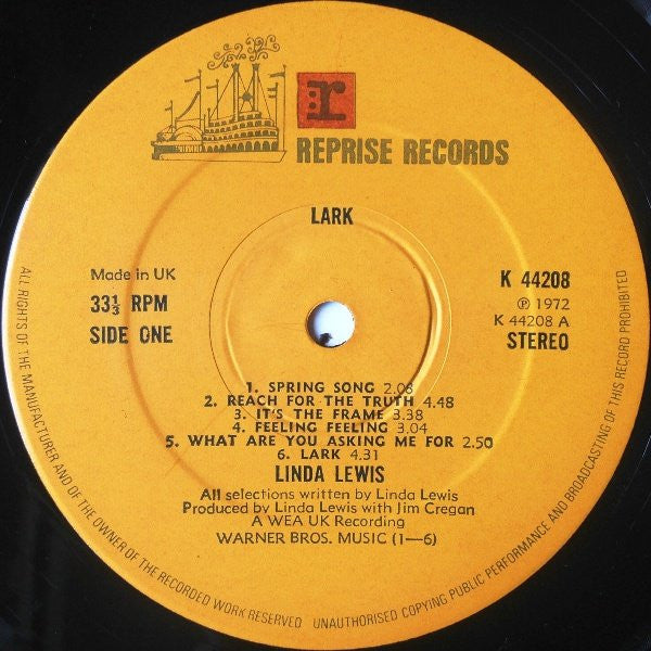 Linda Lewis – Lark LP vinyl record, image 5 of 7