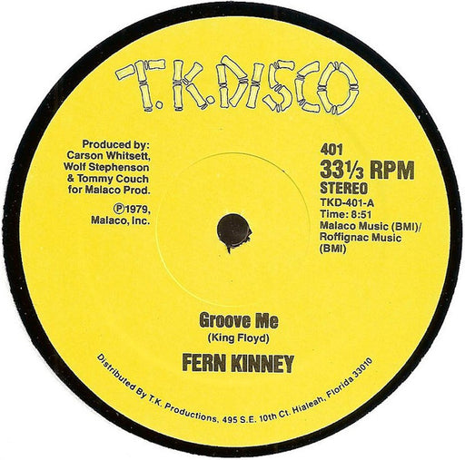 Fern Kinney – Groove Me 12" vinyl record, image 1 of 5