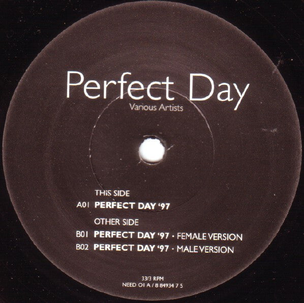 Various Artists – Perfect Day '97 7" vinyl record, image 4 of 4