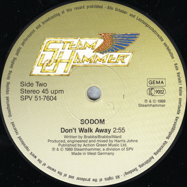 Sodom – Ausgebombt 12" vinyl record, image 4 of 10