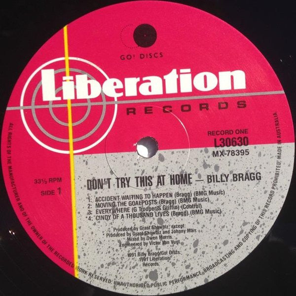 Billy Bragg – Don't Try This At Home (2xLP) LP vinyl record, image 2 of 5