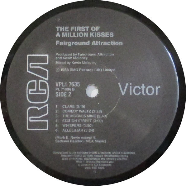 Fairground Attraction – The First Of A Million Kisses LP vinyl record, image 4 of 8