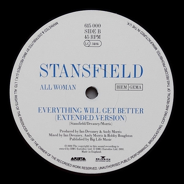 Lisa Stansfield – All Woman 12" vinyl record, image 4 of 4