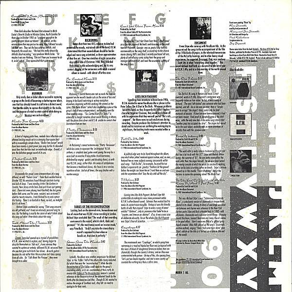 R.E.M. – The Best Of R.E.M. LP vinyl record, image 5 of 5