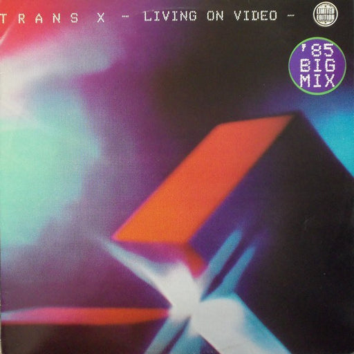 Trans-X – Living On Video ('85 Big Mix) 12" vinyl record, image 1 of 4