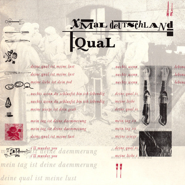 X Mal Deutschland – Qual 12" vinyl record, image 1 of 4
