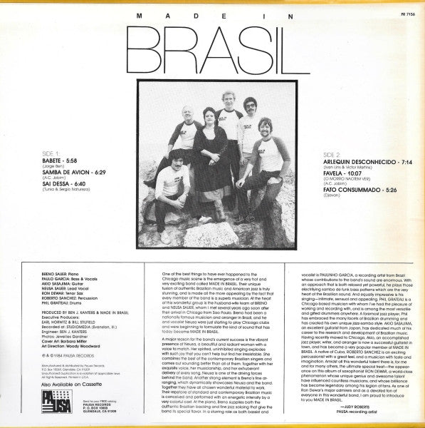 Made In Brasil – Tudo Joia LP vinyl record, image 2 of 4
