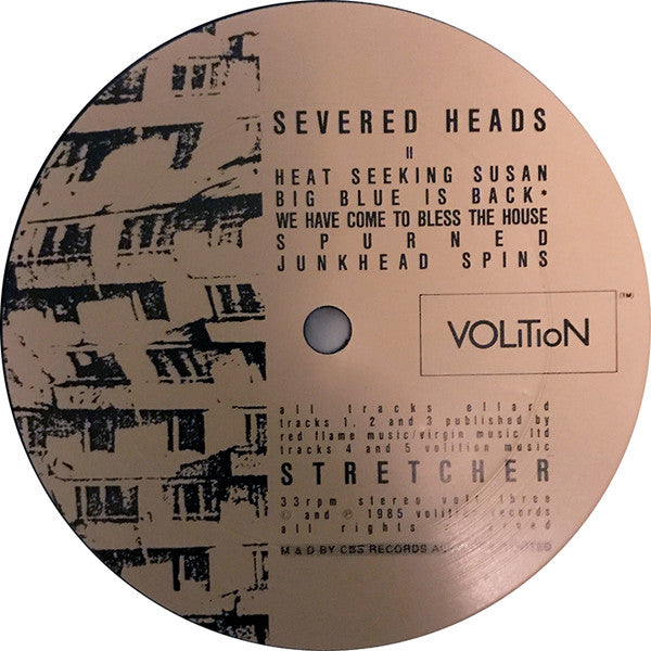 Severed Heads – Stretcher LP vinyl record, image 4 of 4