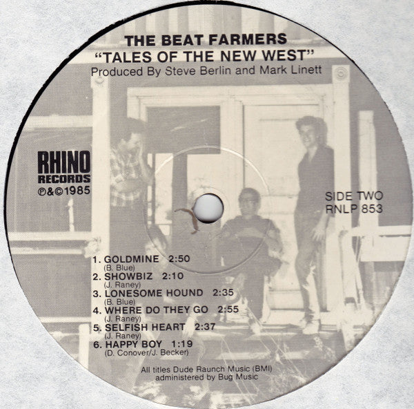 The Beat Farmers – Tales Of The New West LP vinyl record, image 3 of 10