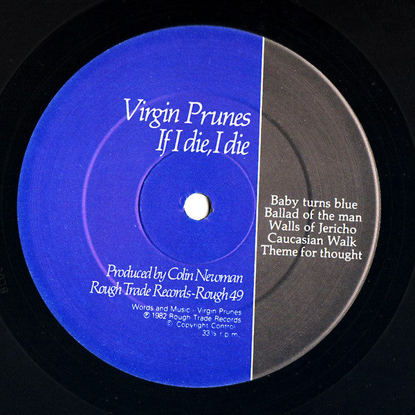 Virgin Prunes – ...If I Die, I Die LP vinyl record, image 4 of 6