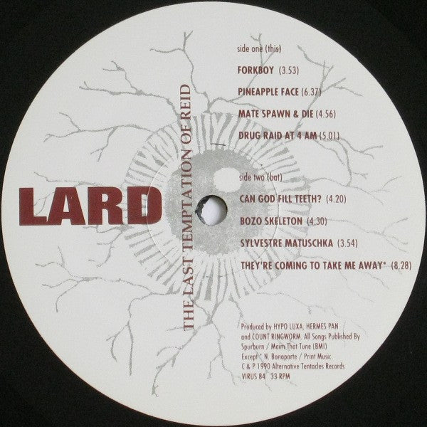 Lard – The Last Temptation Of Reid LP vinyl record, image 3 of 7