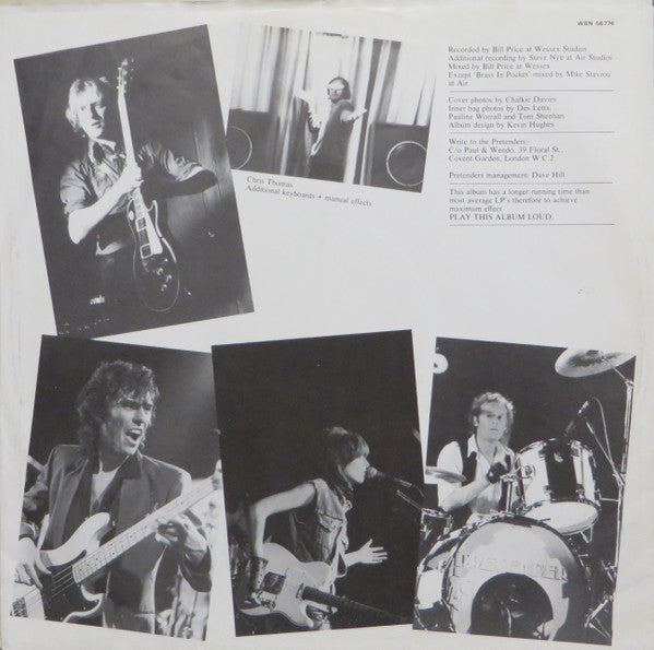 The Pretenders – Pretenders LP vinyl record, image 5 of 6
