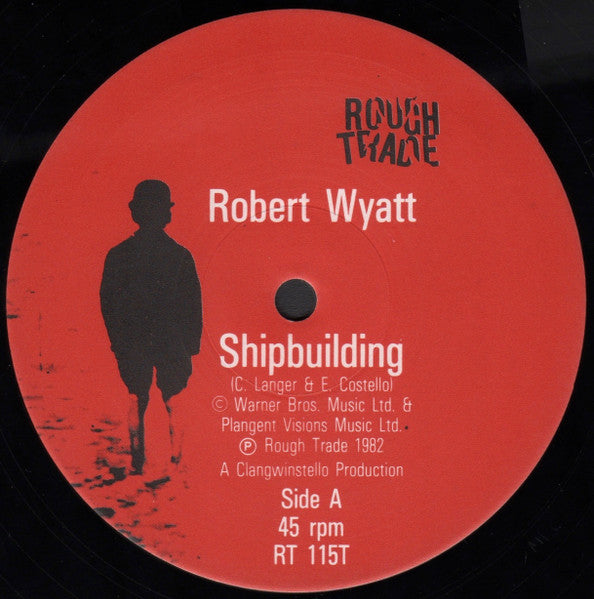 Robert Wyatt – Shipbuilding / Memories Of You / Round Midnight 12" vinyl record, image 3 of 5