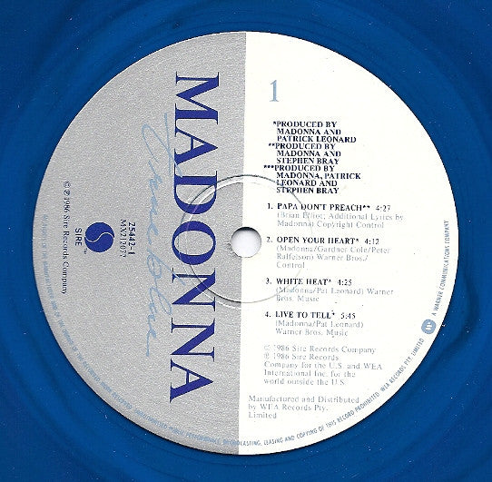 Madonna – True Blue LP vinyl record, image 3 of 8