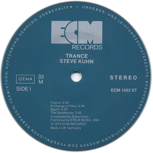 Steve Kuhn – Trance LP vinyl record, image 7 of 10