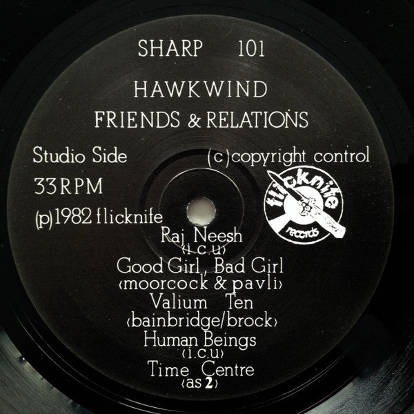 Various – Hawkwind Friends & Relations LP vinyl record, image 4 of 4