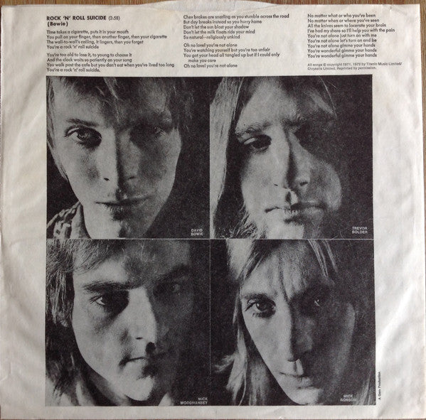 David Bowie – The Rise And Fall Of Ziggy Stardust And The Spiders From Mars LP vinyl record, image 5 of 8