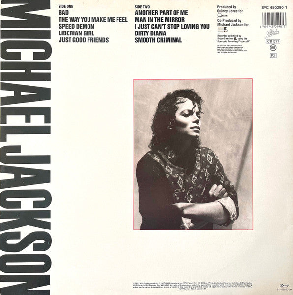 Michael Jackson – Bad LP vinyl record, image 3 of 10