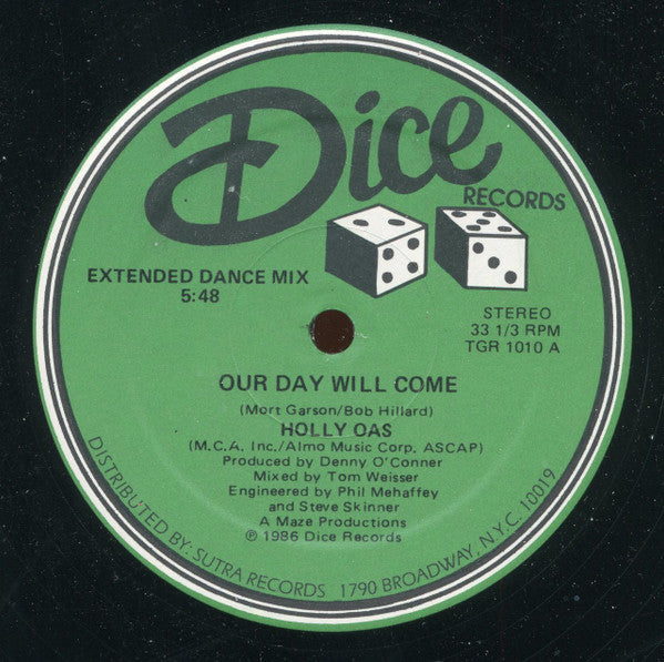 Holly Oas – Our Day Will Come 12" vinyl record, image 4 of 4