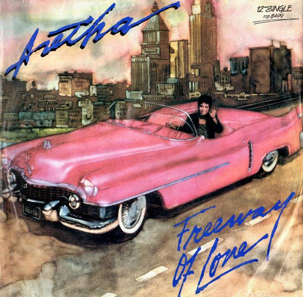 Aretha Franklin – Freeway Of Love 12" vinyl record, image 1 of 4