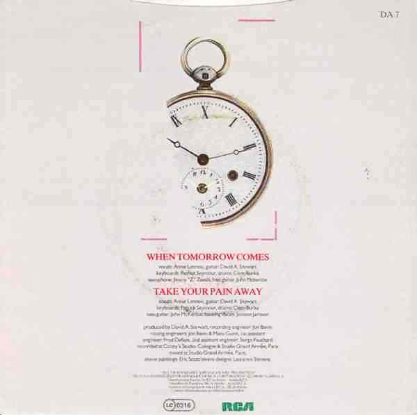 Eurythmics – When Tomorrow Comes 7" vinyl record, image 2 of 4