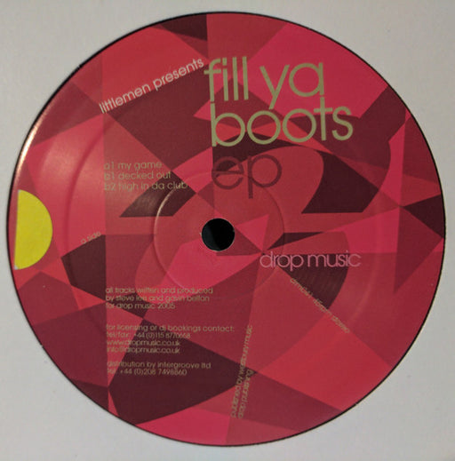 The Littlemen – Fill Ya Boots EP 12" vinyl record, image 1 of 2