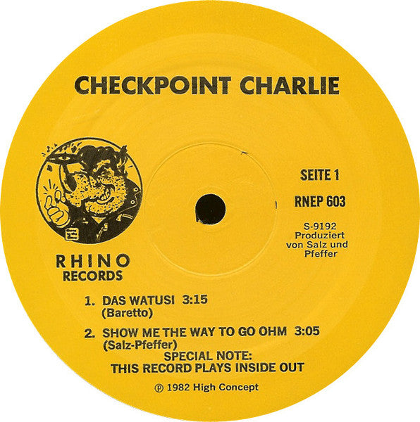 Checkpoint Charlie – Checkpoint Charlie 12" vinyl record, image 3 of 4
